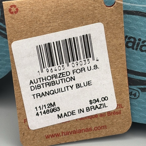 Havaianas Marvel Blue and Grey Flip Flops size 11/12, new. - Picture 2 of 6